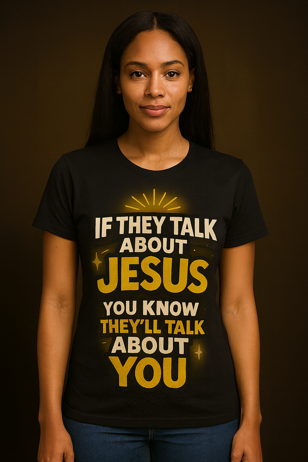 If They Talk About Jesus You Know They’ll Talk About You by Joey Diamonds Clothing